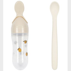 Kongs Sljd Food Feeder m. ske - Lemon