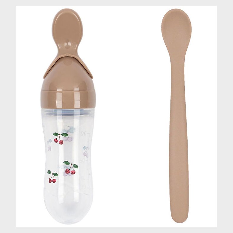 Kongs Sljd Food Feeder m. ske - Cherry Blush