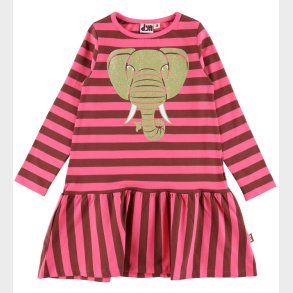 DYR-Cph Kjole - Dyrzanzi - Dk Brick/Spicy Pink Elfant