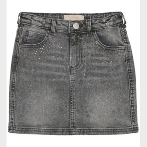 Creamie Nederdel - Light Grey Denim