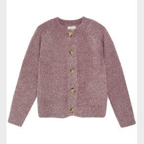 Creamie Cardigan - Strik - Glitter - Crushed Berry