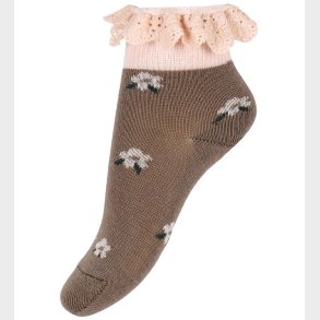 MP Strmper m. Blonde - Gry - Brown Sienna