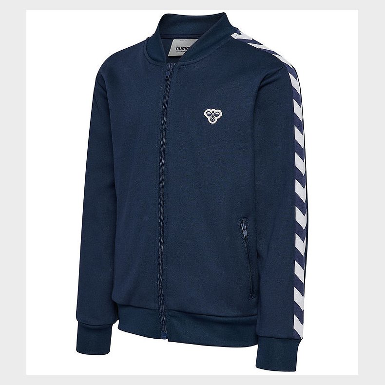 Hummel Cardigan - HmlJR - Dress Blues m. Logo