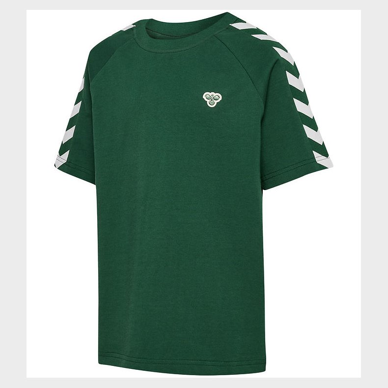 Hummel T-shirt - hmlJR Archive - M�rkegr�n m. Logo