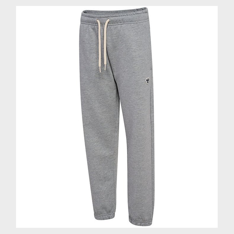 Hummel Sweatpants - HmlJR - Grmeleret m. Logo