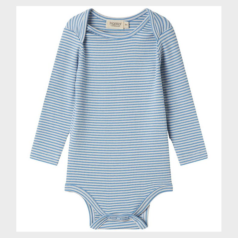MarMar Body l/� - Rib - Modal - Ben - Blue Stripe