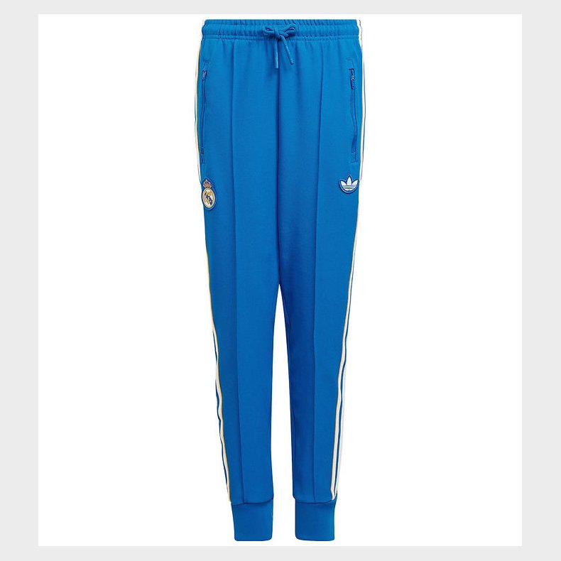 adidas Originals Bukser - Real Madrid - Blue Bird/Hvid