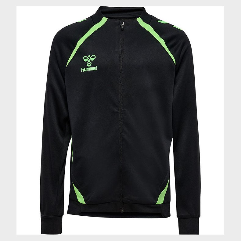 Hummel Cardigan - hmlLead 2.0 Track - Sort/Green Gecko