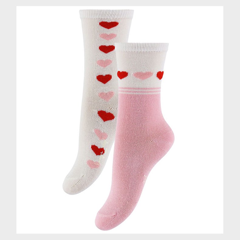 Konges Sljd Strmper - Bambus - 2-pak - Heart