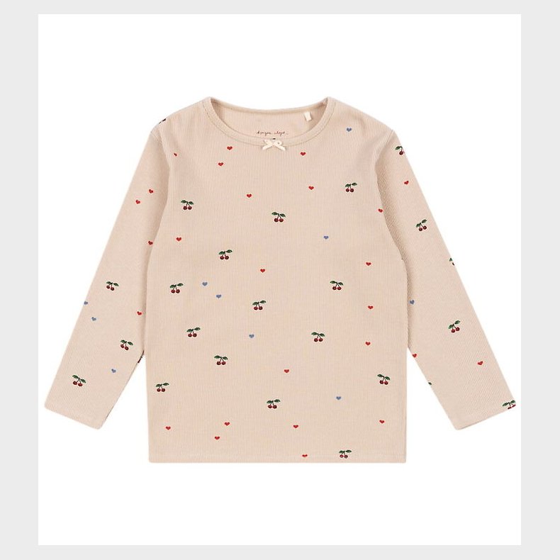 Konges Sljd Bluse - Rib - Ella - Cherry Coeur Blush