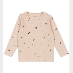 Konges Sljd Bluse - Rib - Ella - Cherry Coeur Blush