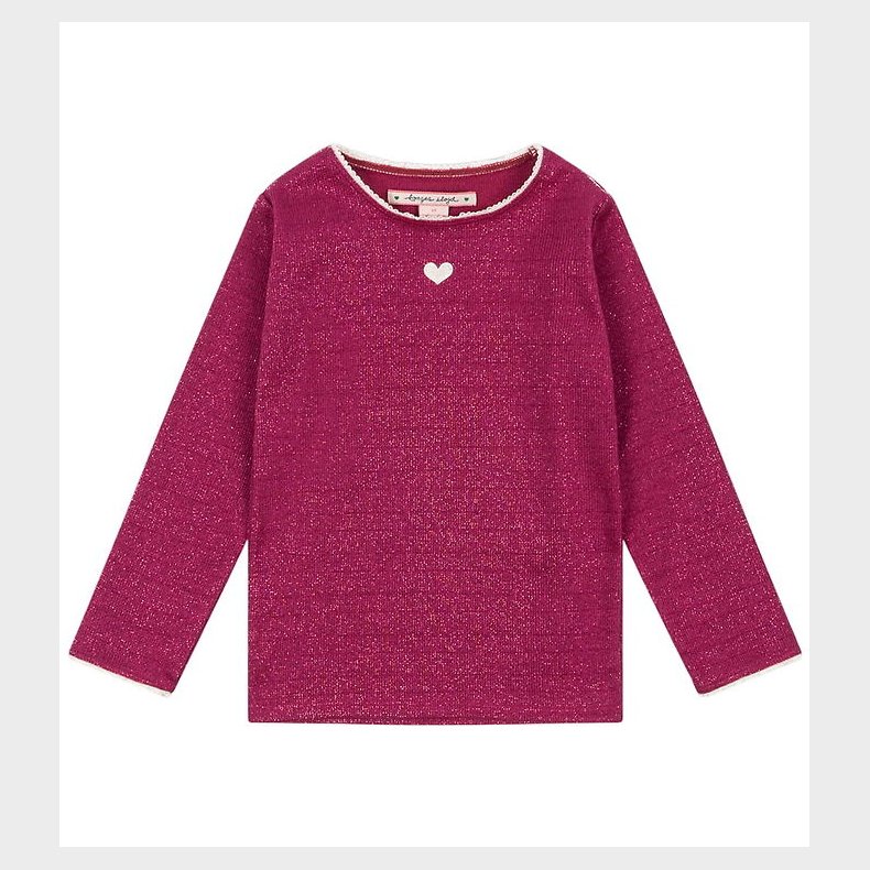 Konges Sljd Bluse - Roli - Sangria m. Glimmer