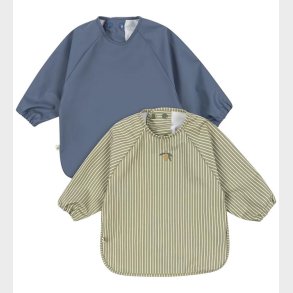 Konges Sljd Forklder - PU - 2-pak - Tea Stripe/Flint Stone