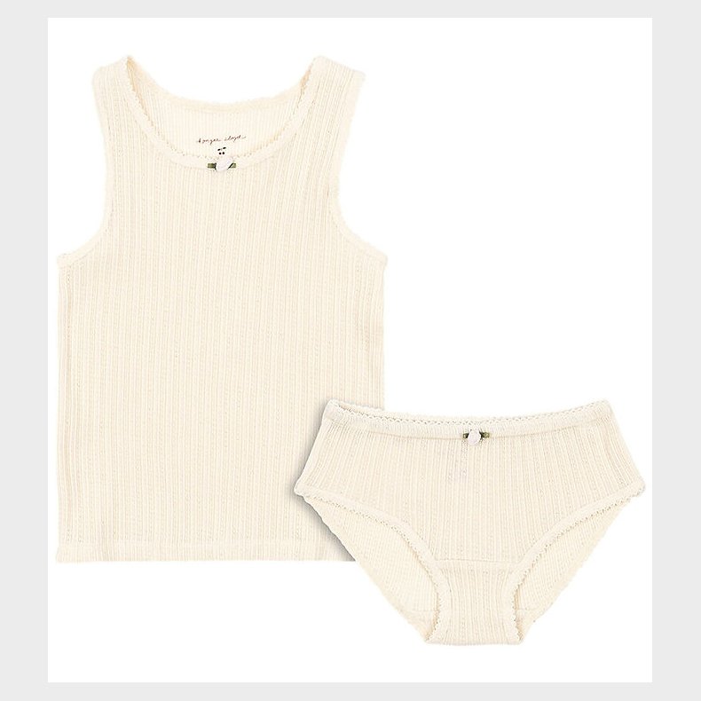 Konges Sljd Undertj - Rib - Papin - Antique White