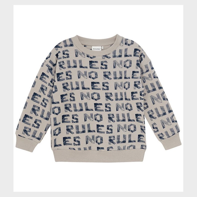 Minymo Sweatshirts - AOP - Oxford Tan