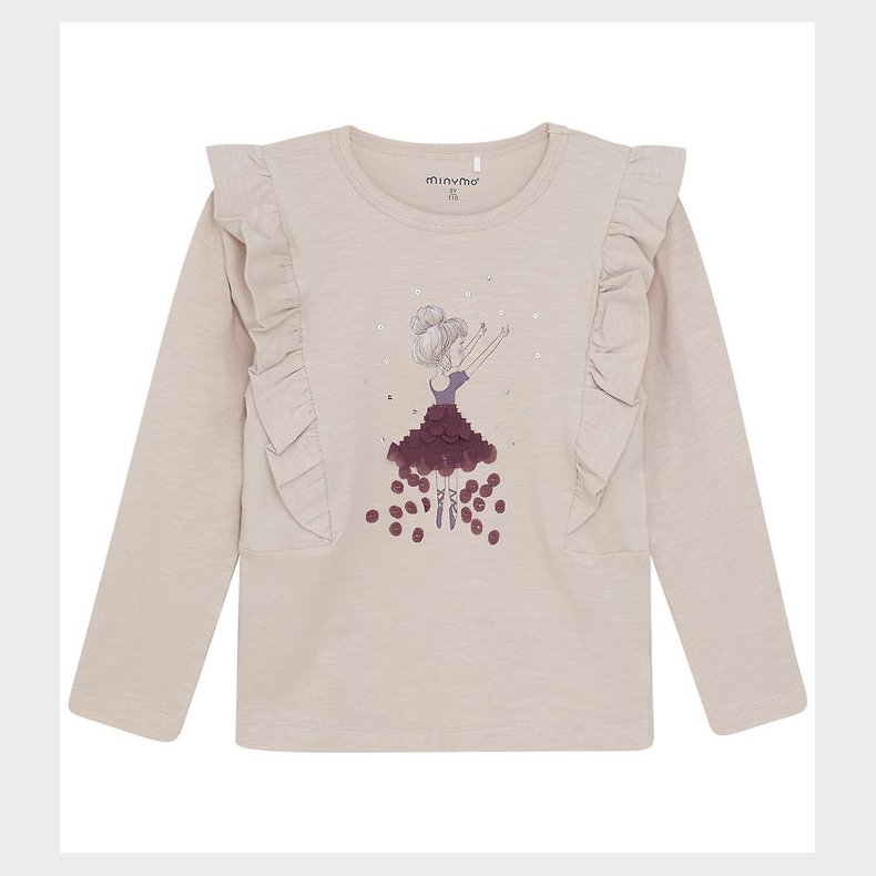 Minymo Bluse - Smoke Gray