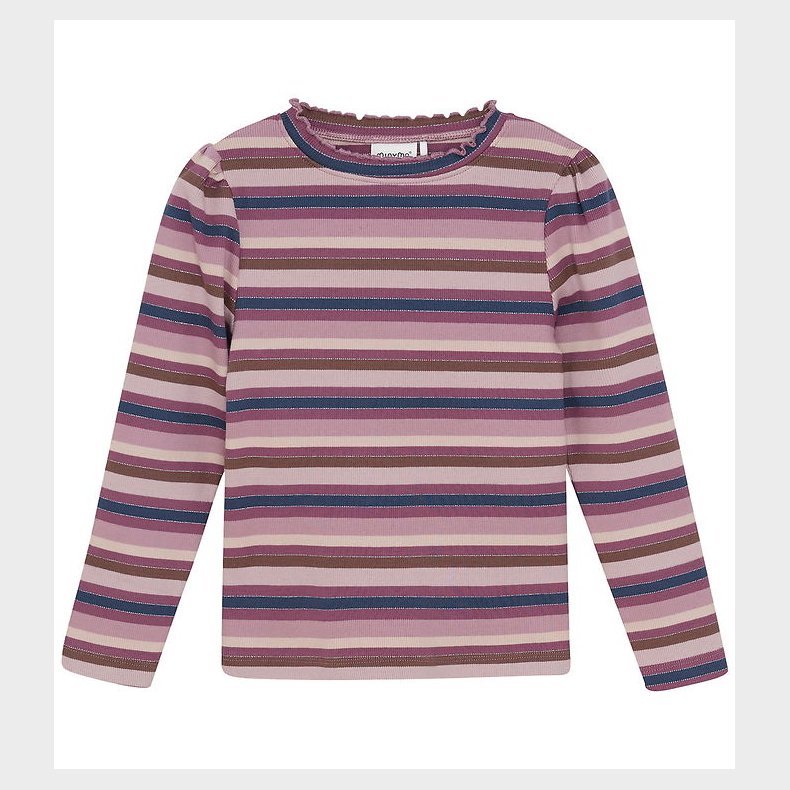 Minymo Bluse - Rib - Rose Brown