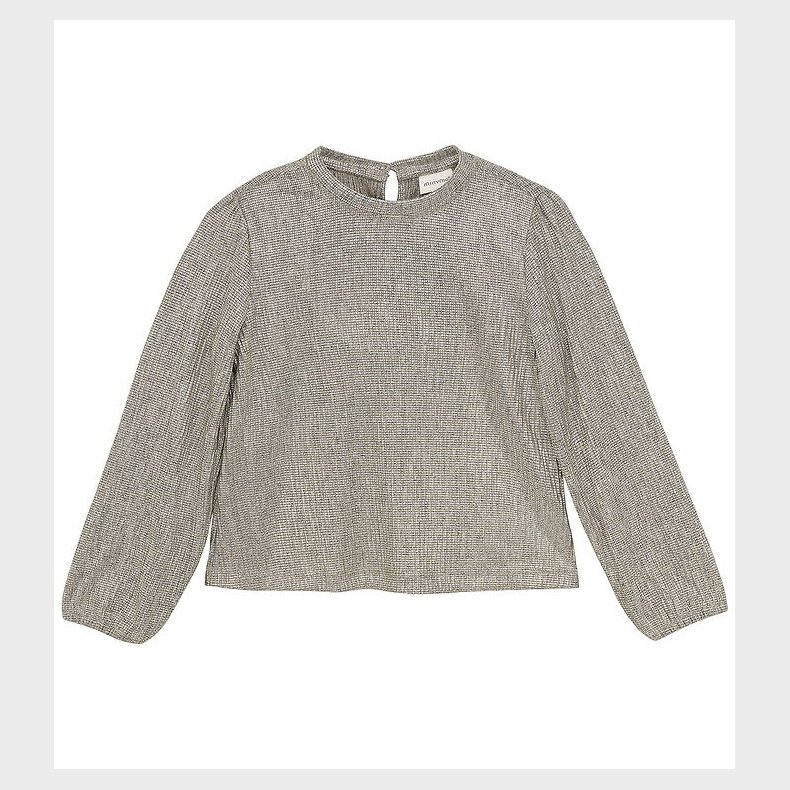 Minymo Bluse - Glitter - Silver