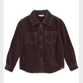 Minymo Skjorte - Cord - Fl�jls - Chocolate Chip