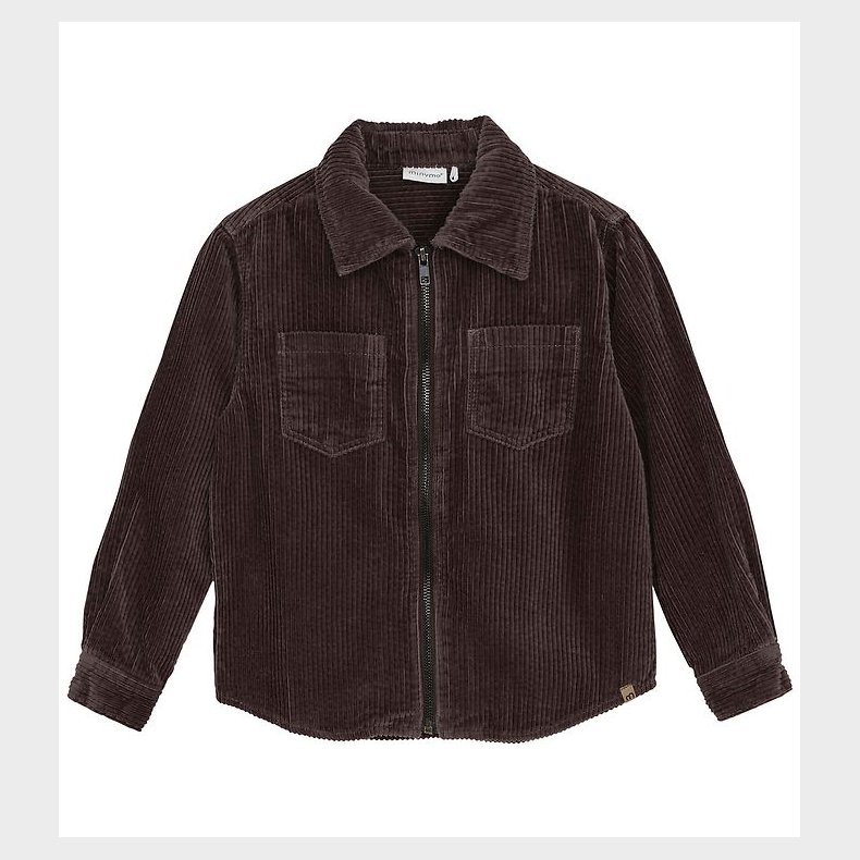 Minymo Skjorte - Cord - Fl�jls - Chocolate Chip