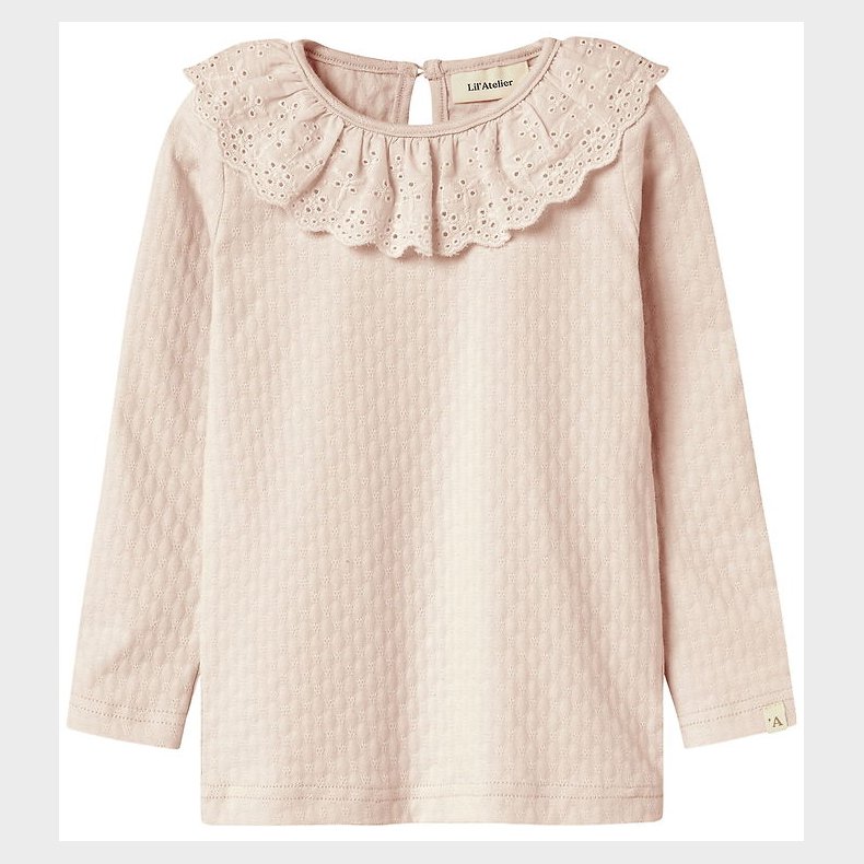 Lil' Atelier Bluse - Slim - NmfKira - Silver Peony