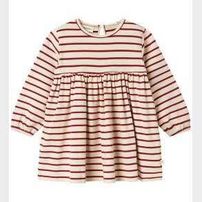 Lil' Atelier Kjole - NmfLima - Turtledove/Red Dahlia