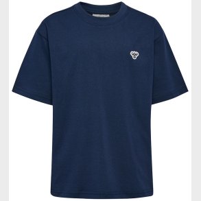 Hummel T-shirt - hmlJR - Dress Blues