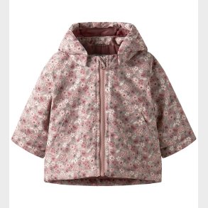 Name it Dunjakke - NbfMaxi - Woodrose/FLOWER