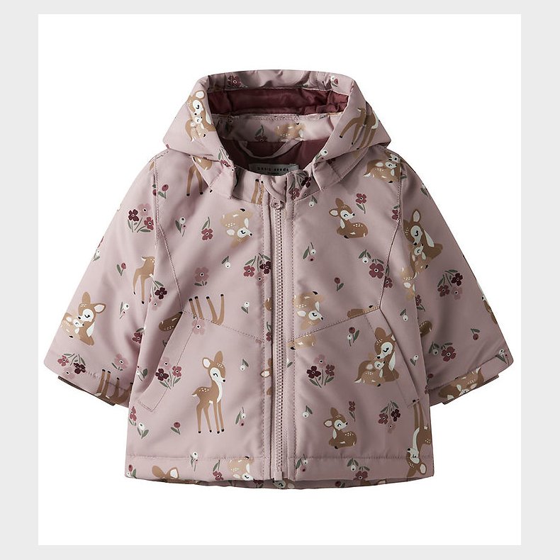 Name it Dunjakke - NbfMaxi - Violet Ice/BAMBI