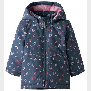 Name it Dunjakke - NmfMaxi - Vintage Idigo/Rainbow