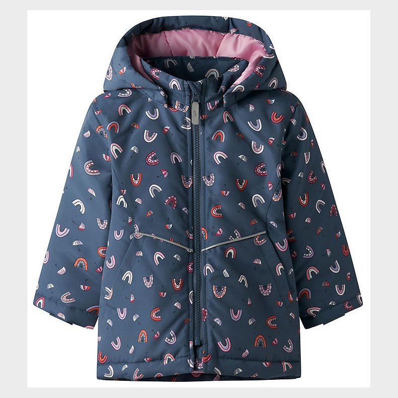 Name it Dunjakke - NmfMaxi - Vintage Idigo/Rainbow