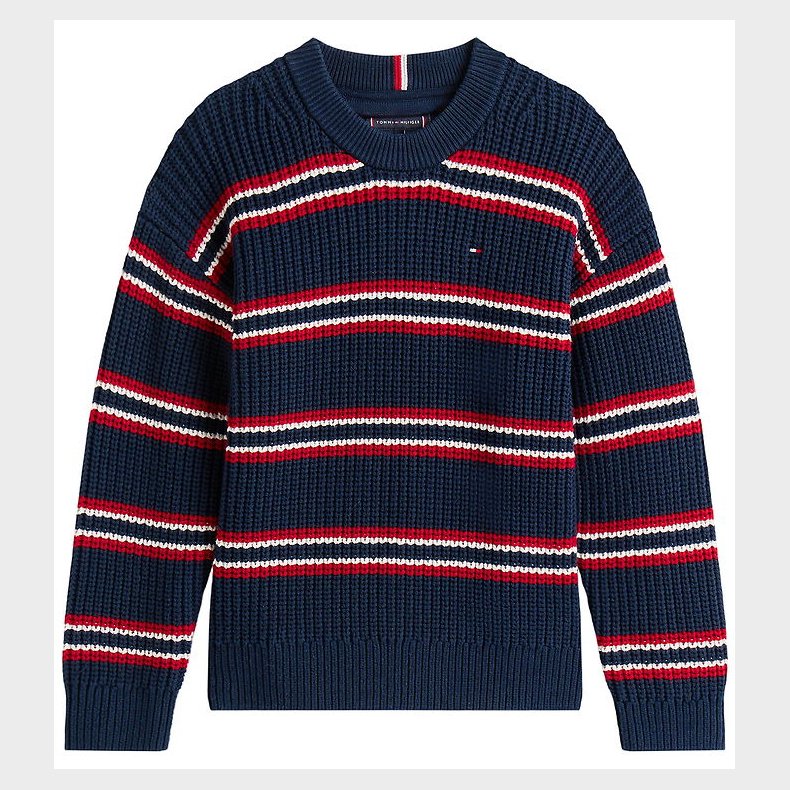 Tommy Hilfiger Bluse - Strik - Dark Night Navy Multi Stripe