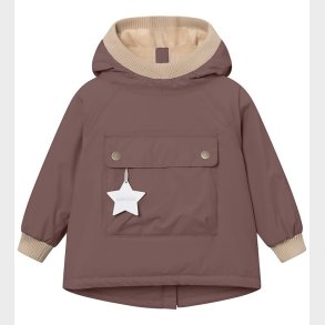 Mini A Ture Vinterjakke - MatBaby Wen Fleece Anorak - Peppercorn