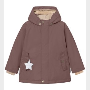 Mini A Ture Vinterjakke - MatWally Fleece - Peppercorn Plum