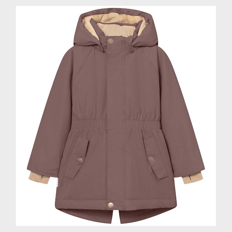 Mini A Ture Vinterjakke - MatVikania Fleece - Peppercorn Plum