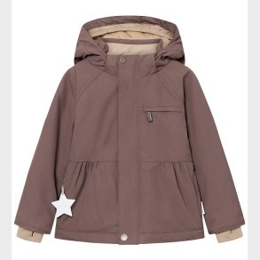 Mini A Ture Vinterjakke - MatBriddine Fleece - Peppercorn Plum