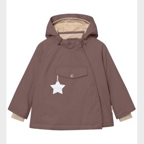 Mini A Ture Vinterjakke - MatWang Fleece - Peppercorn plum