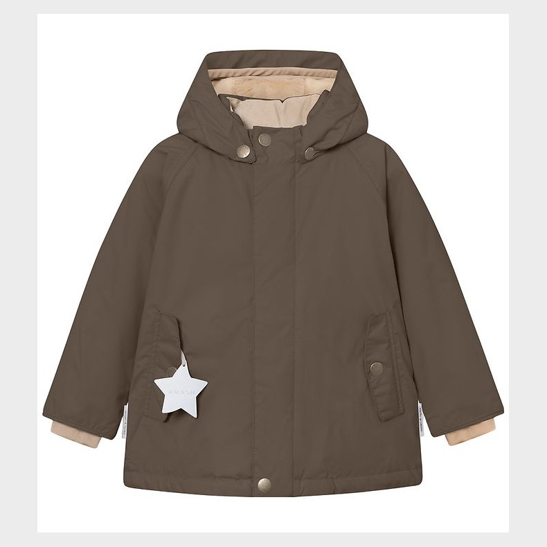 Mini A Ture Vinterjakke - MatWally Fleece - Tarmac green