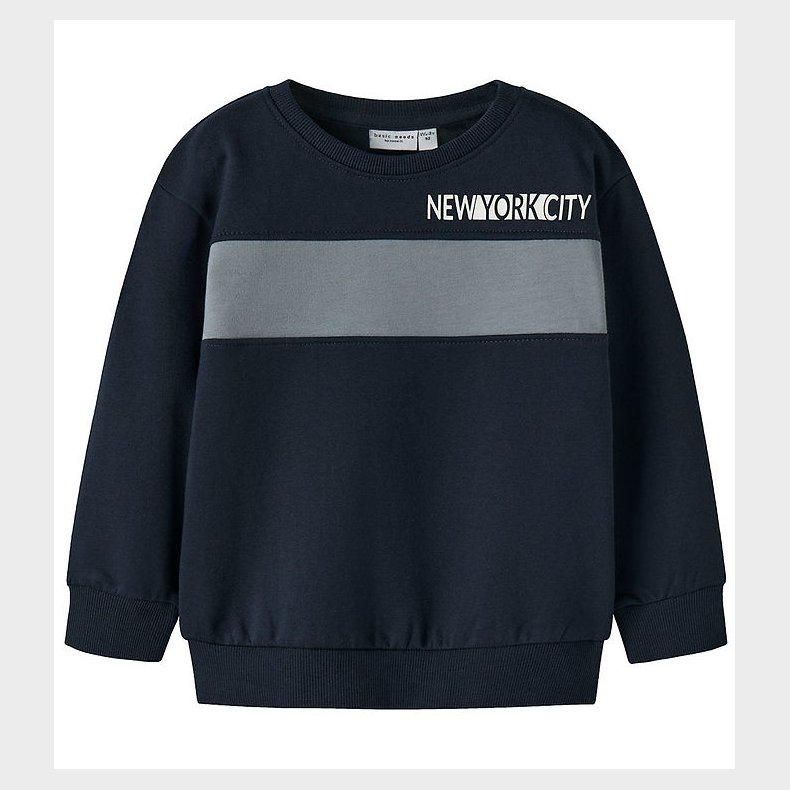Name It Sweatshirt - NmmVance - Navy Blazer m. Lysebl