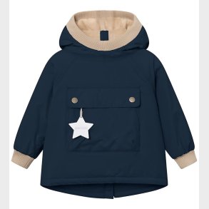 Mini A Ture Vinterjakke - MatBaby Wen Fleece Anorak - Outer Spac