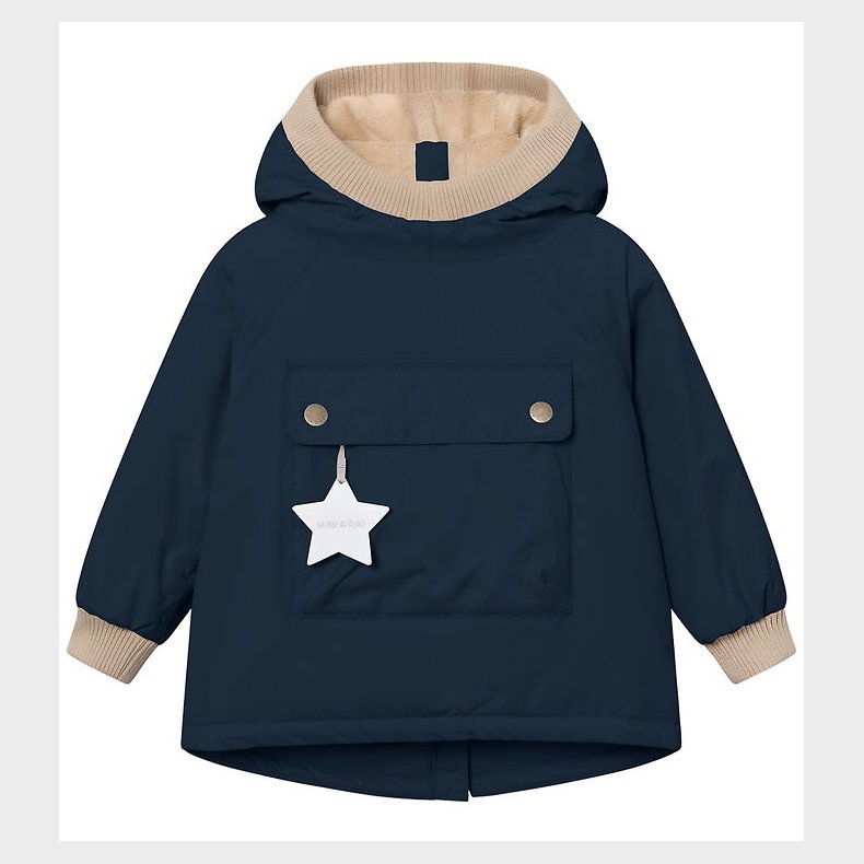 Mini A Ture Vinterjakke - MatBaby Wen Fleece Anorak - Outer Spac