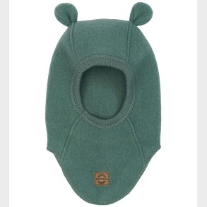 Mikk-Line Elefanthue - Uld - 1-lags - Balsam Green m. rer