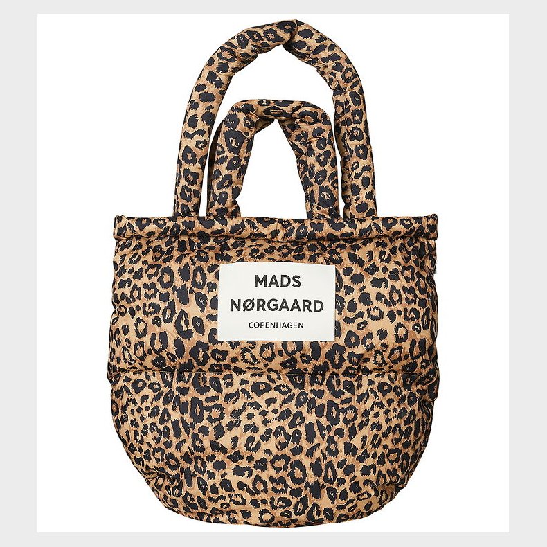 Mads Nrgaard Shopper - Light Ripstop Pillow - Leo AOP/Black