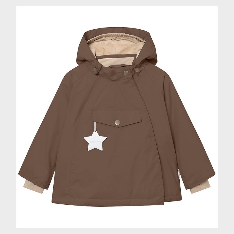 Mini a Ture Vinterjakke - MatWang Fleece - Chestnut Brown