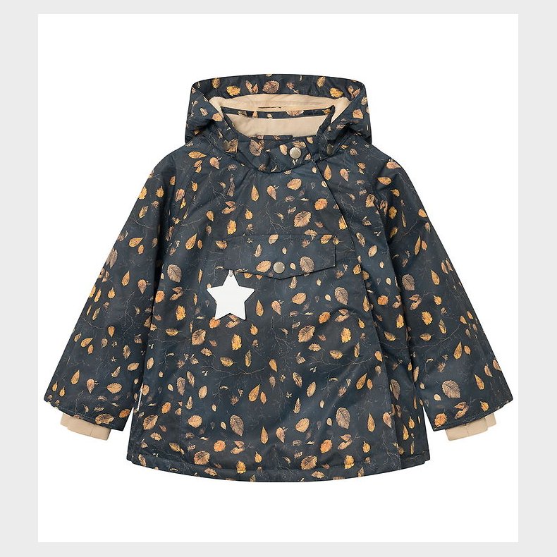 Mini A Ture Vinterjakke - MatWang Fleece - Falling Leaves