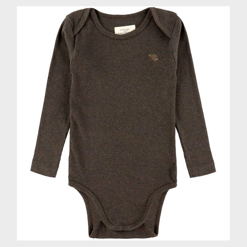 VACVAC Body L/� - Carlet - Rib - Dark Brown Melange