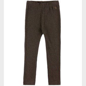 VACVAC Leggings - Carlet - Rib - Dark Brown Melange