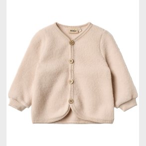 Wheat Cardigan - Uldfleece - Kari - Pale Lilac