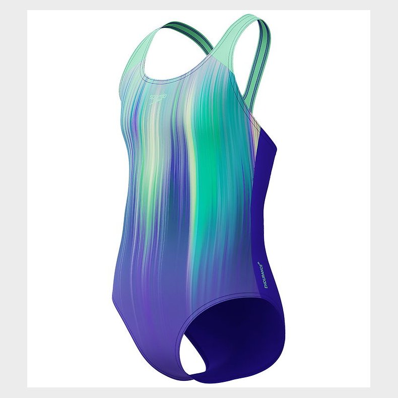 Speedo Badedragt - Digi Placement Splashback - Grn/Lilla