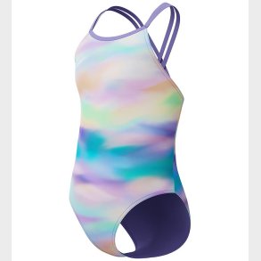 Speedo Badedragt - Printed Twinstrap - Light Purple